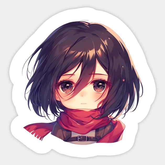 mikasa Sticker by StevenBag